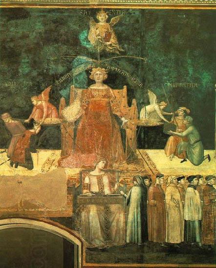 Ambrogio Lorenzetti Allegory of the Good Government China oil painting art